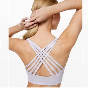 Lululemon Free to Be Moved Bra in Silver Lilac Size 6